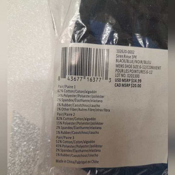 NEW! Science And Poetry Men's Sport Cushion Socks Size:6-12 Science And Poetry - Picture 5 of 7